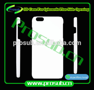 3d sublimation blank side opening cell phone case cover skin for Prosub-IP6+