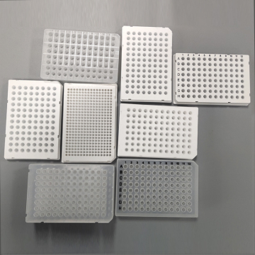 96 Dimensions de la plaque de PCR bien