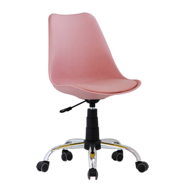 RTS Color Optional PU Seat Office Chair with Chromed Star Wheels