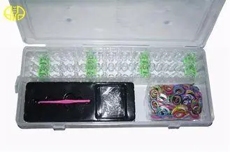 Custom Rainbow Color Loom Rubber Bands , loom for making ru