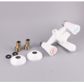 Plastic durable shower faucet hot and cold water mixer Taps for bathroom bathtub