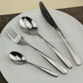 High Grade Stainless Steel Stock Gold Plated Flatware wholesale dinnerware