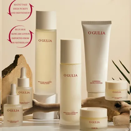 OEM Skincare Kit: Matsutake Mushroom Face Care Set for Sensitive Skin - Brighten, Moisturize, Repair