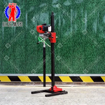 Gasoline engine powered core drilling machine