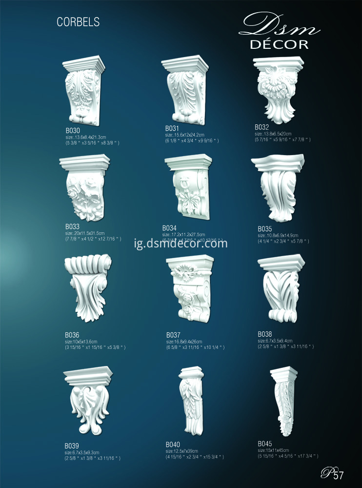 Polyurethane Corbels