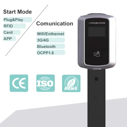 21kW AC Wall Mounted EV Charging Pile CCS2