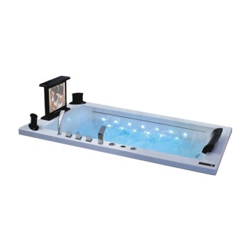 Luxury Drop-in Jet Whirlpool Bathtub with TV