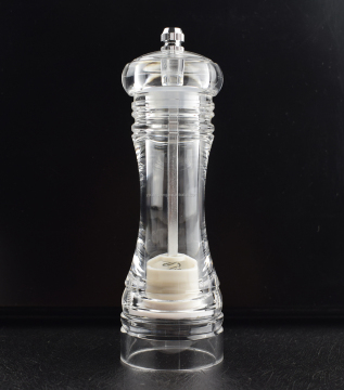 High Quality Kitchen Accessories: 6" Transparent Acrylic Salt and Pepper Grinder Mill
