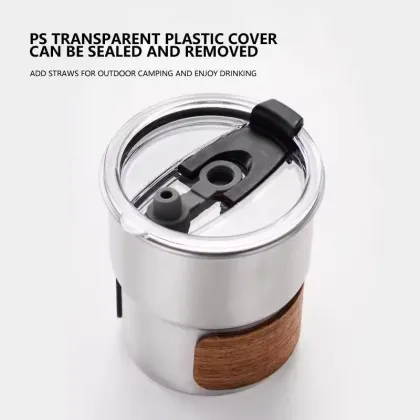 Camping Mug Outdoor Anti Scalding 304 Stainless Steel Water Cup Portable High-Temperature Picnic Equipment Coffee Cup Beer Cup