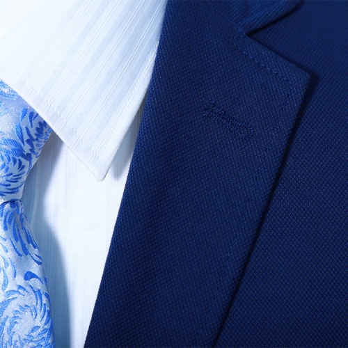 Modern Men Elegant Dark Blue Slim Fit Blazer