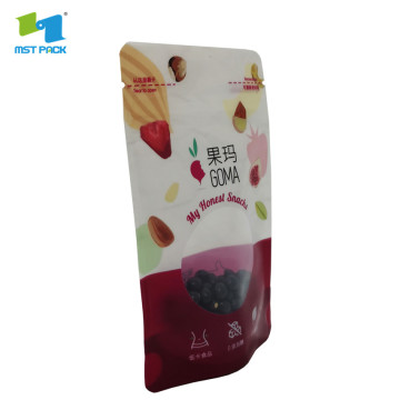 plastic flexiable stand up foil packaging pouches