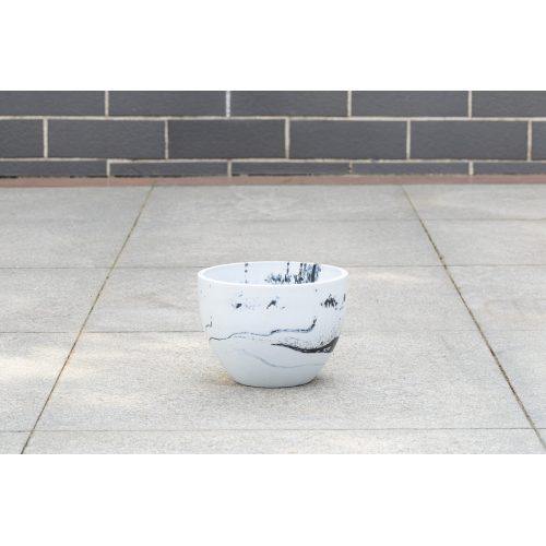 وعاء حديقة متباين بلونين