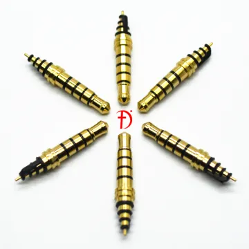 3.5mm 5 pole headphone plug with double tray 24 mm length factory price