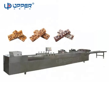 Line Production Candy Candy Candy Bar Renyah Renyah dengan Mesin Pembungkusan