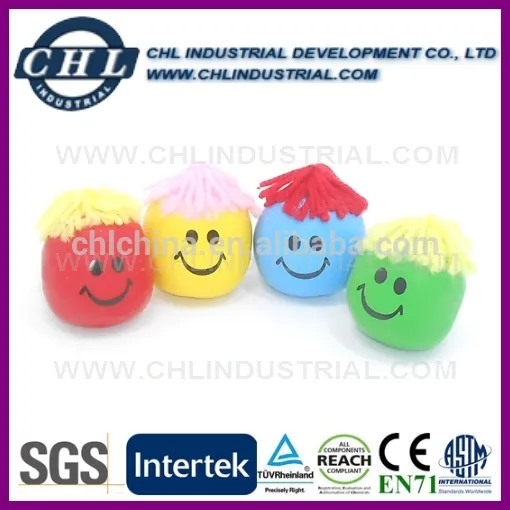 New design funny face with multi color