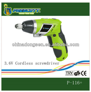 6.35mm 4.8v NICD cordless screwdriver set
