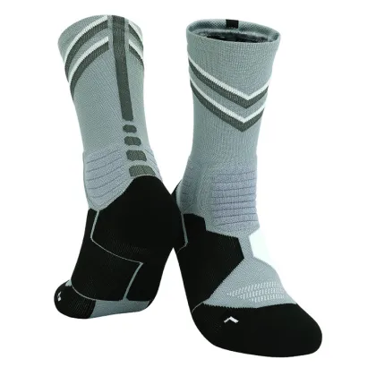 High-top Thin Compression Cycling Socks for Basketball and Cycling