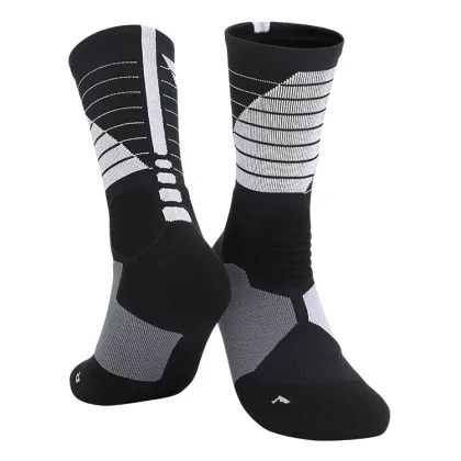 High-top Thin Compression Cycling Socks for Basketball and Cycling