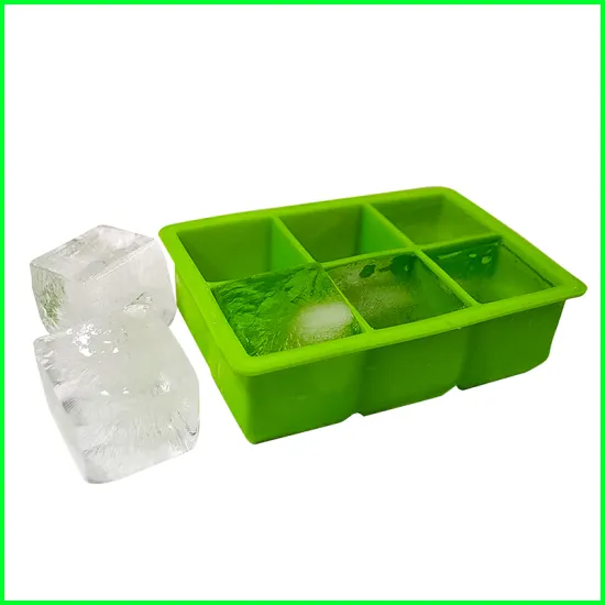 6-Cavity Custom Superb Silicone Ice Cube Tray