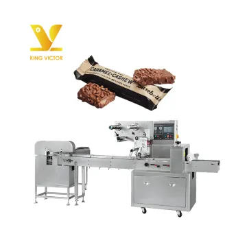 Automatic Flow Packing Machine for Chocolate Energy Protein Bars