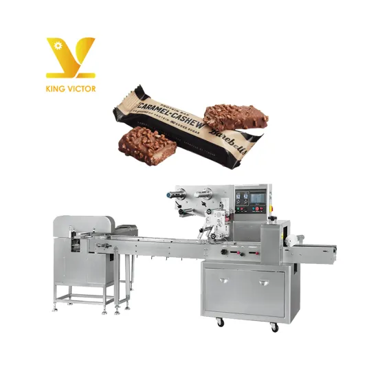 Automatic Flow Packing Machine for Chocolate Energy Protein Bars