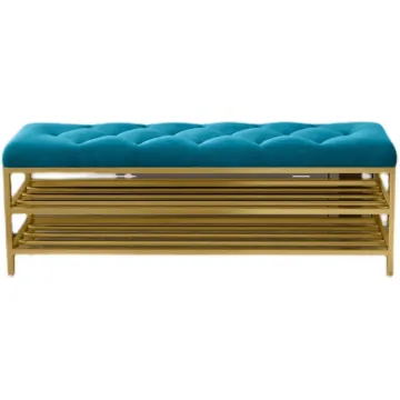 Modern Hotel Furniture: Contemporary Bench, Footstool, Metal & Stainless Steel Shoe Stool and Ottoman