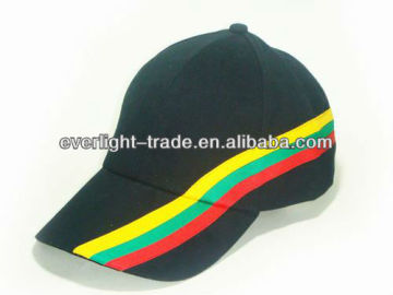 promotional cap with combination rainbow band