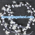 Beaded Branch Wire Pearl Beaded Garland