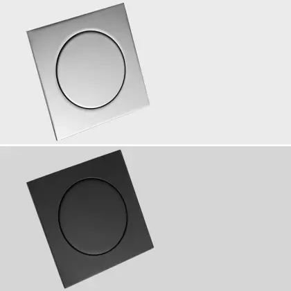 Chrome Hidden Floor Drain