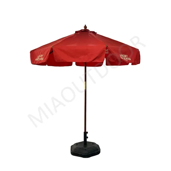 Outdoor Wooden Parasol for Patio Garden