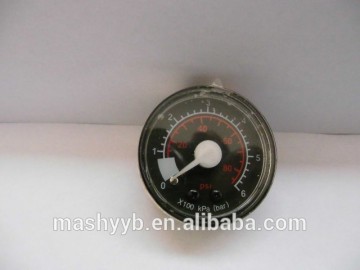 40mm high quality gauge pressure with center back connection