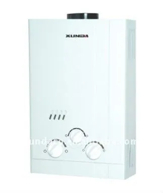 CE gas water heater with season control