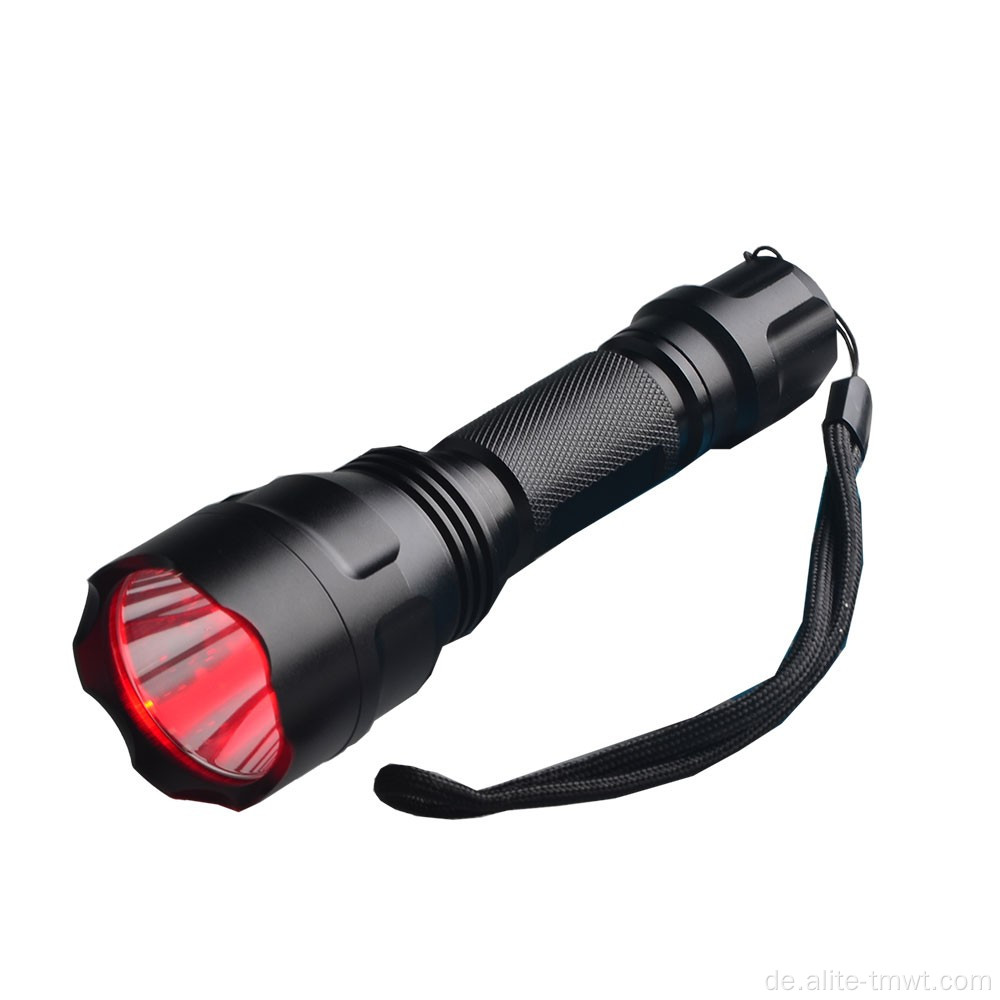 3 Modi Bright Tactical Rotlicht wasserdichtes Taschenlampen