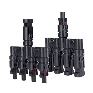 Connettore di accoppiatore per cavo solare 4 a 1 IP67 MC4