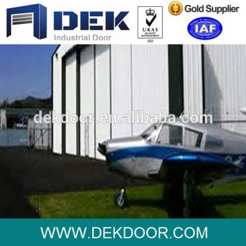 Large size steel automatic hangar door
