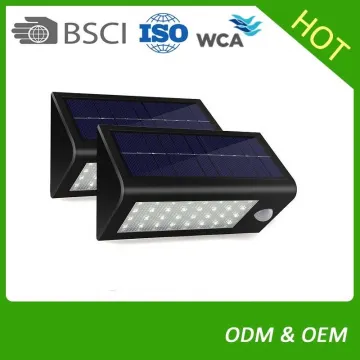 Led solar street light LED Security Motion Sensor Light Outdoor Wall solar Garden light