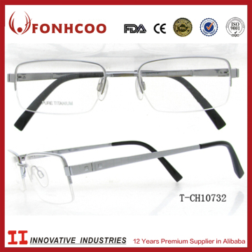 FONHCOO Alibaba China Wholesale Men Titanium Half Rim Optical Frames