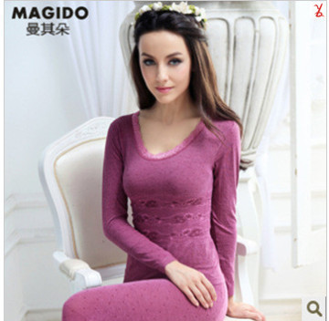 Special handling brand authentic autumn subsection seamless thermal underwear Ms.