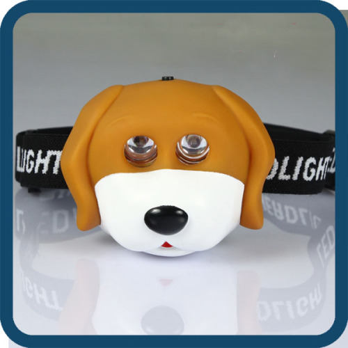 Kids Animal Face Powerful Led Headlamp,Dog Design Light