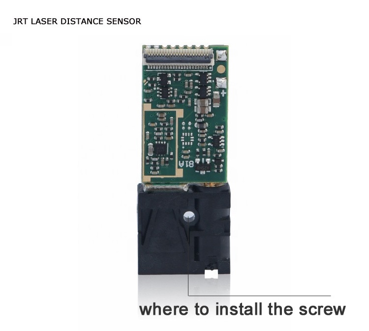 U81 where to install the screw of laser distance sensor