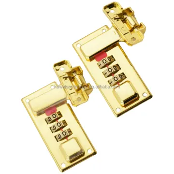 3-Digit Resettable Small Digital Combination Lock for Luxury Suitcases and Safe Boxes