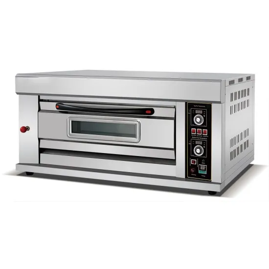 Professional Free Standing Baking Oven for Bread and Cake 1 Deck 3 Tray Baking Deck Oven
