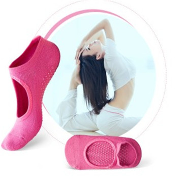 2020 1 Pair Women Yoga Socks Gym Pilates Ballet Cotton Toe Socks Girls Fitness Sport Socks Anti slip Breathable Elastic Hot Sale