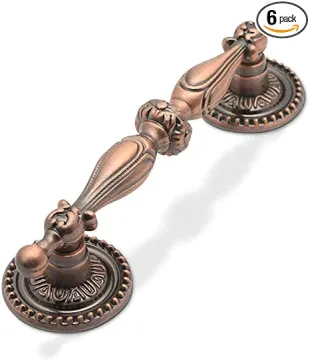 hammered copper drawer pulls Style