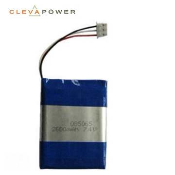 Li-Polymer Rechargeable Battery 7.4V 2600mAh