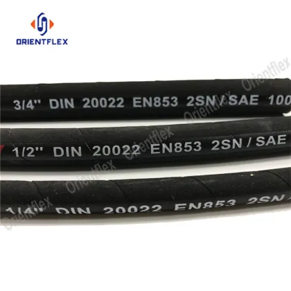 Steel wire braided flexible rubber hose