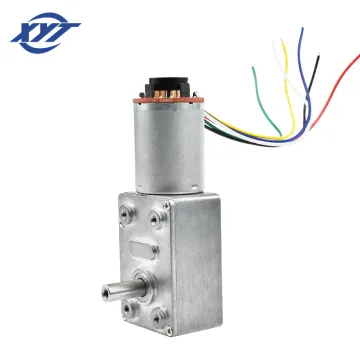 JGY-370 Wholesale CE ROHS Approved Worm Gear Motor 12V DC with Encoder
