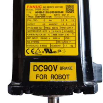 BiSR 1/6000 A06B-0116-B855#0048 Harmony Reducer BLDC Servo Motor for FANUC 200ID Robot Arm