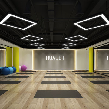 Modern Square LED Pendant Lights for Restaurant and Office Lighting