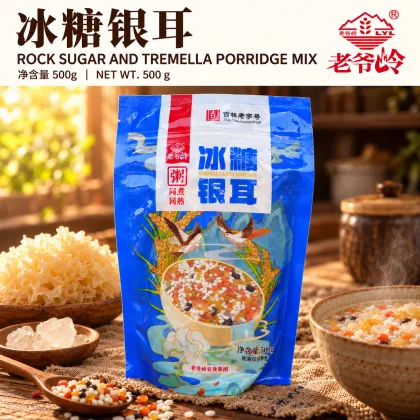 Rock Sugar And White Fungus Porridge Cooked Together